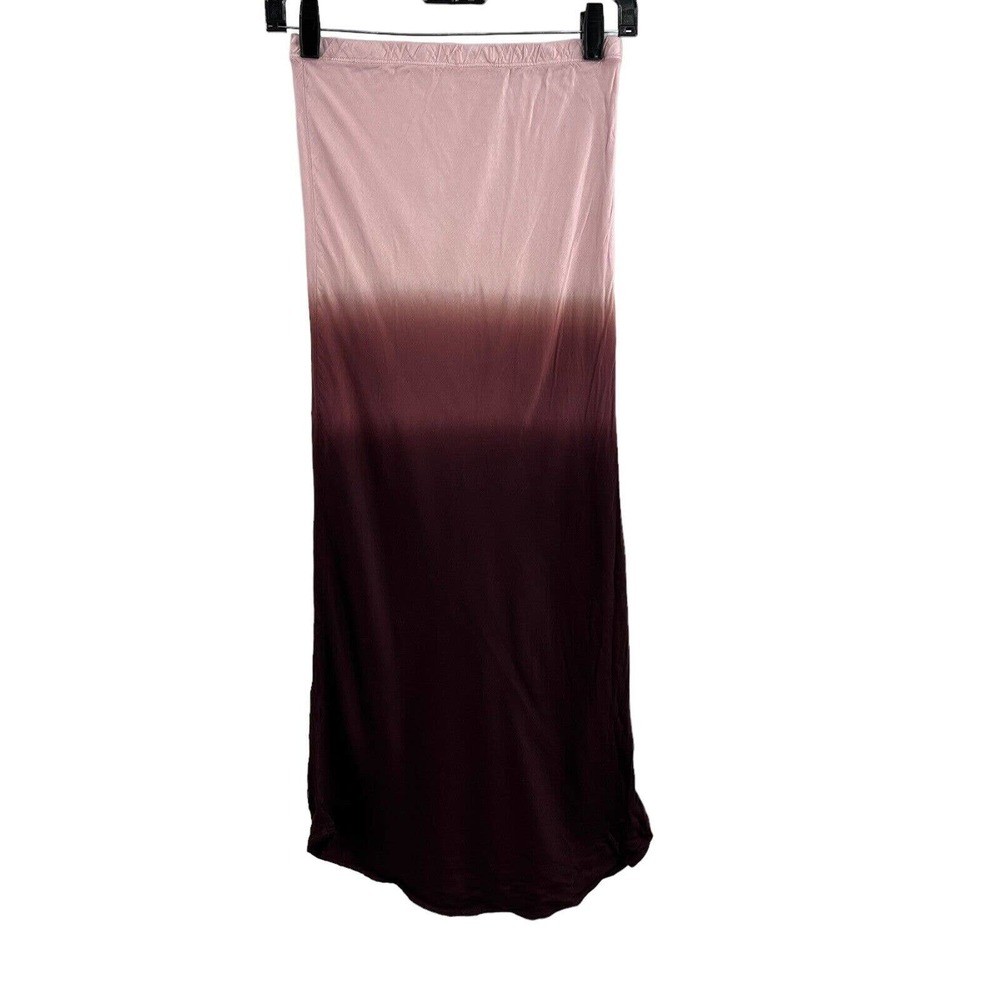 LAMade‎ Maxi Skirt Ombre Dyed Satin XS